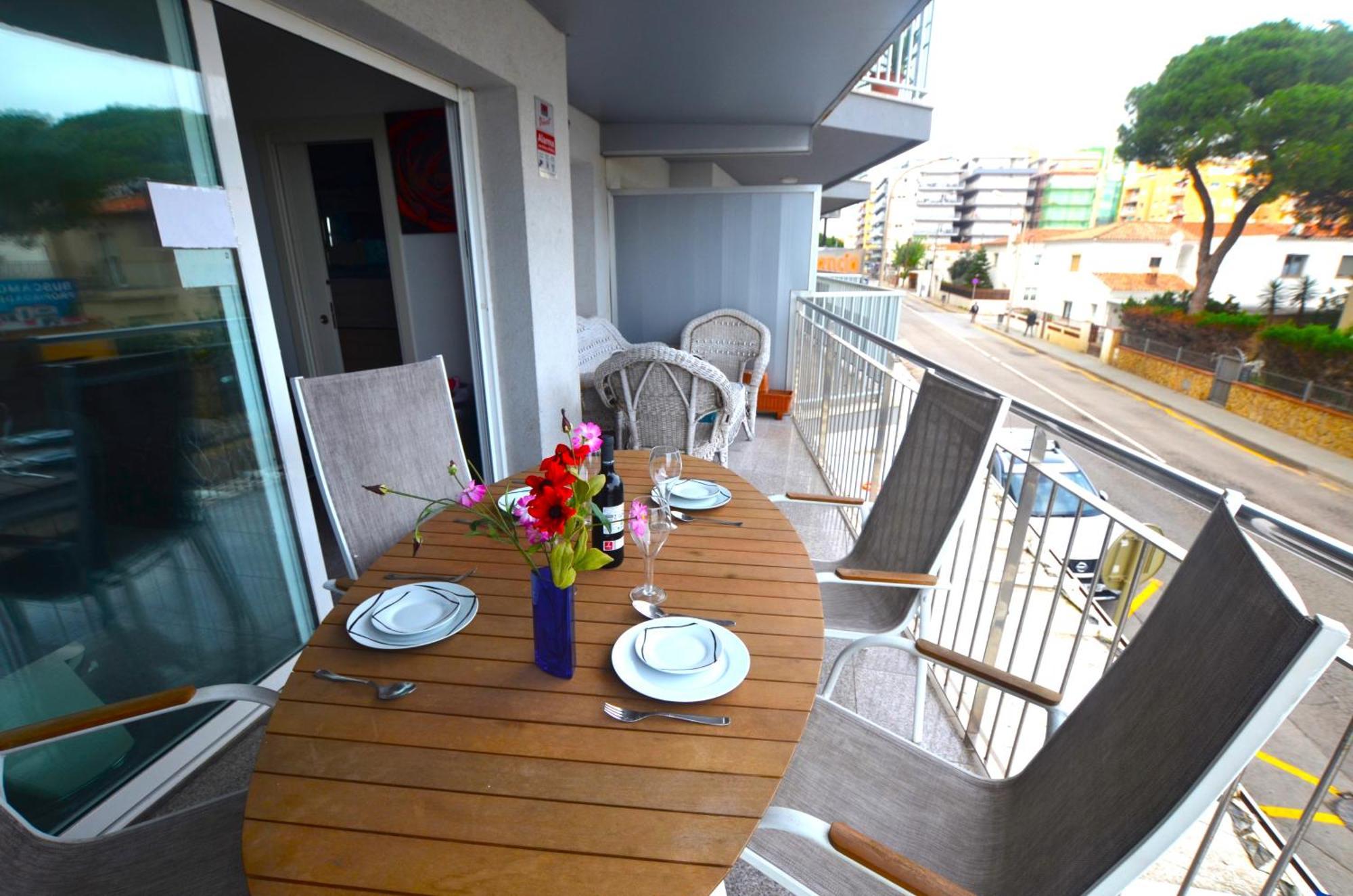 Apartamento Frente A La Playa Blanes Costa Brava מראה חיצוני תמונה